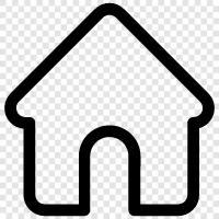 apartments, houses, real estate, property icon svg