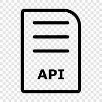 API Yönetimi, API Dokümantasyonu, API Testi, API Gateway ikon svg