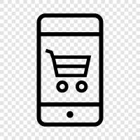 App Store, Android Store, iPhone Store, Mobile Store symbol