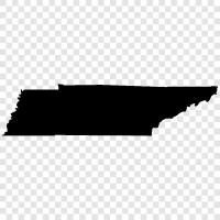 Appalachian Mountains, Nashville, Memphis, Knoxville symbol