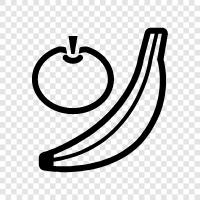 Apples, Bananas, Grapes, Oranges icon svg