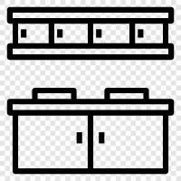 appliances, cupboards, decoration, design icon svg