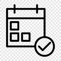 Termin, Veranstaltung, Zeitplan, Tagebuch symbol