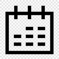 Termin, Tagebuch, Zeitplan, Erinnerung symbol
