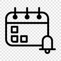 Termin, Terminplaner, Terminkalender, Tagesplaner symbol