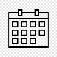 appointment, schedule, reminders, events icon svg