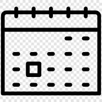 appointment, schedule, diary, diary app icon svg