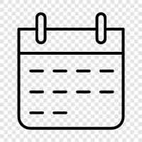 appointment, diary, schedule, Calendar icon svg