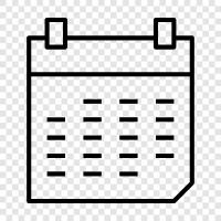 appointment, schedule, notes, to do icon svg