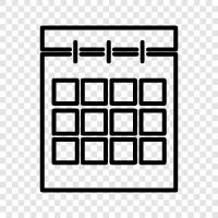 appointments, diary, events, todo icon svg