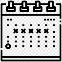 appointments, diary, to do, planning icon svg