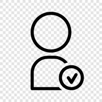 Approval, user, user approval, user feedback icon svg