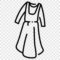 apron, dress, women, apron dress icon svg