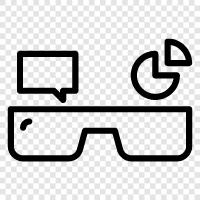 Очки AR, Google Glass, Microsoft HoloLens, Apple Glass Значок svg