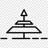 Baum, Nadel, Laub symbol