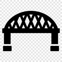 arch bridge construction, arch bridge engineering, arch bridge inspection, arch bridge maintenance icon svg