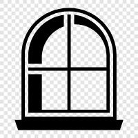 arch window design, arch window installation, arch window materials, arch window restoration icon svg