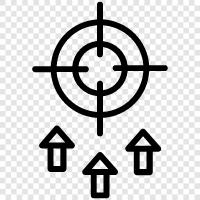 archery, bow, crossbow, hunting icon svg