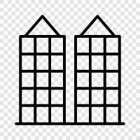 architecture, design, construction, buildings icon svg