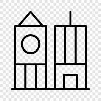 architecture, construction, design, modern icon svg