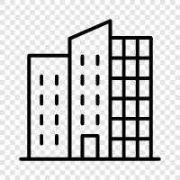 architecture, design, construction, historic icon svg