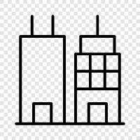 architecture, historic, modern, historic preservation icon svg