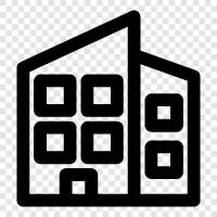 architecture, construction, engineering, exterior icon svg