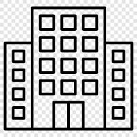 architecture, facade, facade design, façade icon svg