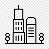 architecture, construction, design, facade icon svg