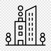 architecture, construction, engineering, building icon svg