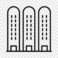 architecture, construction, engineering, building icon svg