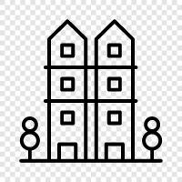 architecture, construction, design, historic icon svg