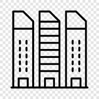 architecture, construction, design, facade icon svg