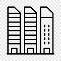 architecture, construction, design, facade icon svg