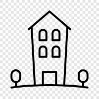 architecture, building, architecture design, design icon svg