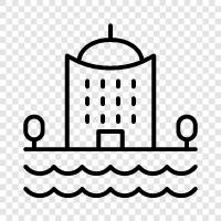 architecture, design, construction, home icon svg