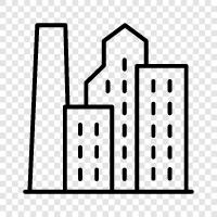 architecture, construction, design, facade icon svg