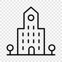 architecture, design, construction, home icon svg