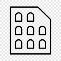 architecture, building, construction, renovation icon svg