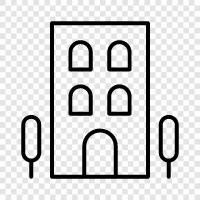 architecture, construction, home, house icon svg