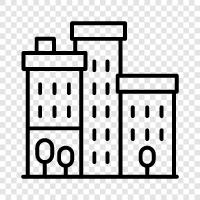 architecture, construction, design, home icon svg