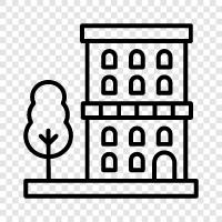 architecture, historic, historic buildings, old buildings icon svg