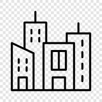 architecture, design, facade, facade design icon svg