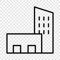 architecture, construction, engineering, exterior icon svg