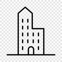 architecture, construction, design, home icon svg