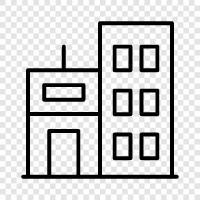 architecture, structure, design, buildings icon svg