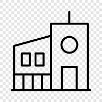 architecture, historic, historic buildings, architectural drawings icon svg