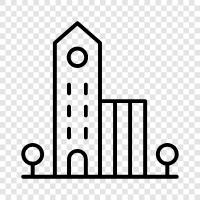 architecture, construction, design, exterior icon svg