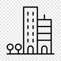 architecture, design, facade, facade design icon svg