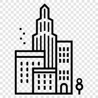 Architektur, Skyline, Stadtplanung, Geschichte symbol